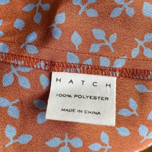 Hatch Womans Maternity Smocked Long Sleeve Peplum Blouse SZ 0 Slouchy Comfort - Picture 5 of 6